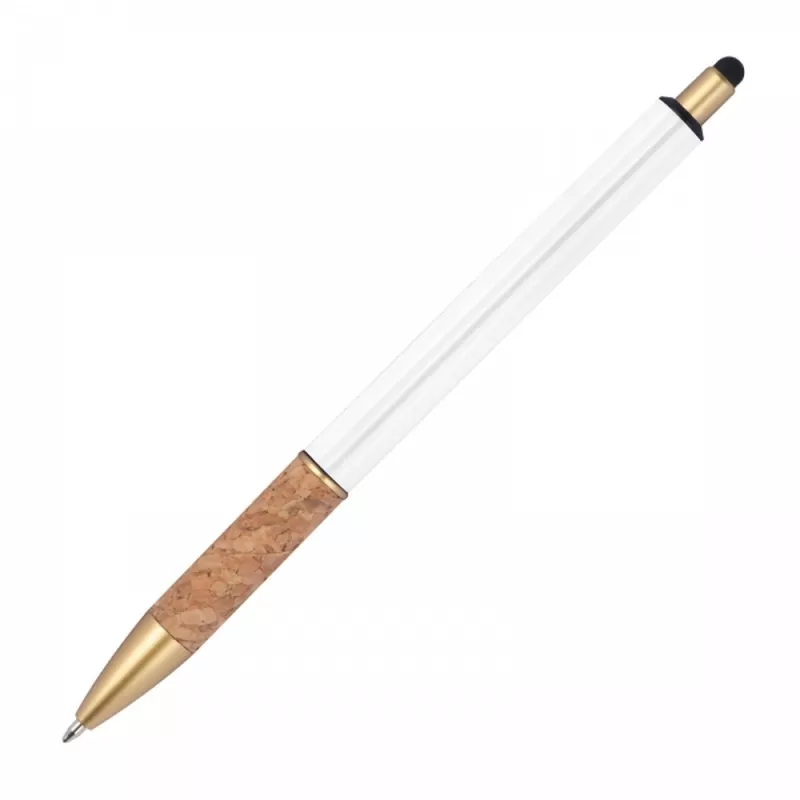 Długopis metalowy touch pen MARIAN - biały (1369006)