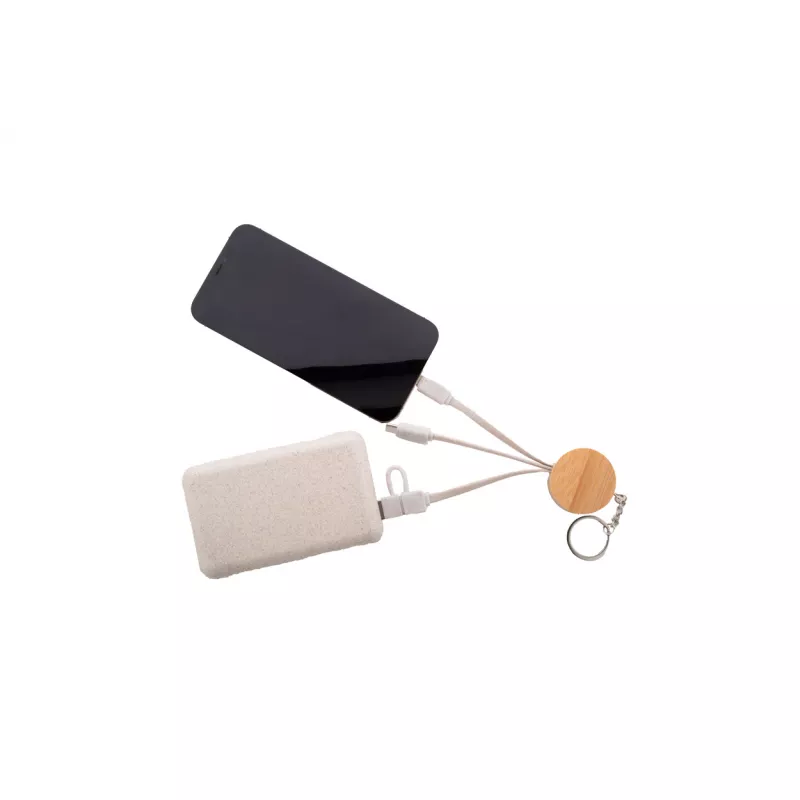 Mugory kabel USB do ładowania / brelok - naturalny (AP864040)