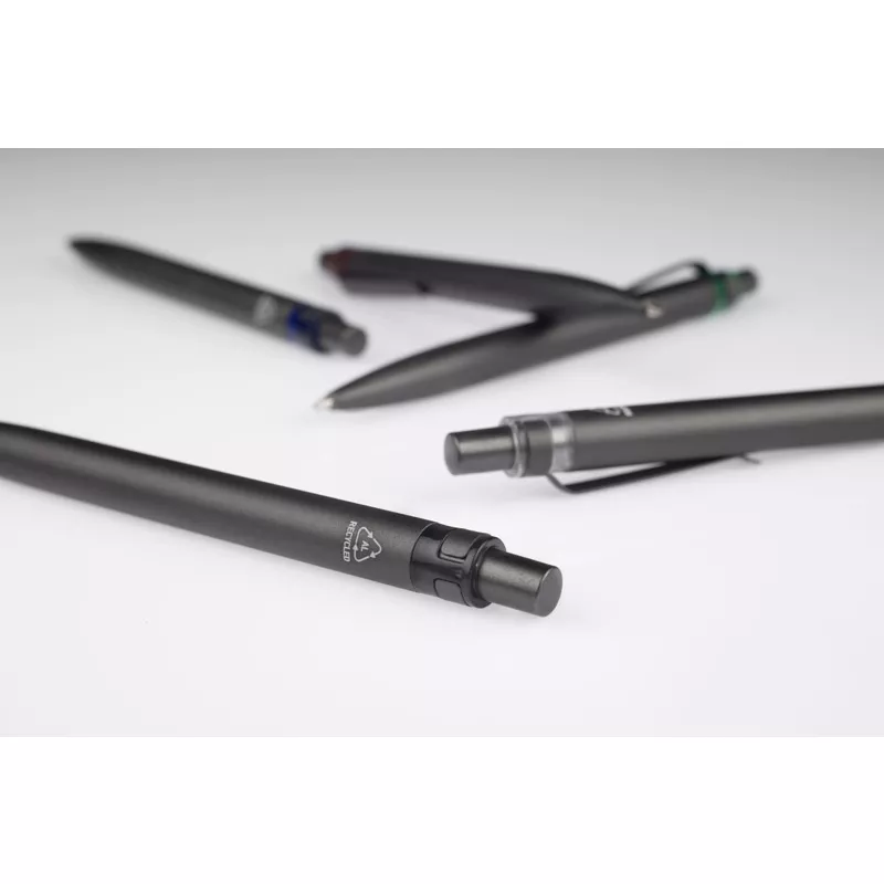 Długopis z recyklingowanego aluminium RAL - czarny (19738-02)