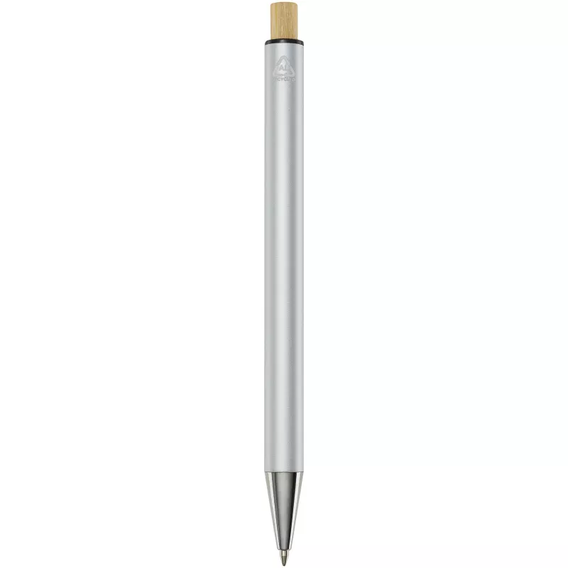 Cyrus długopis z aluminium z recyklingu - Srebrny (10787481)