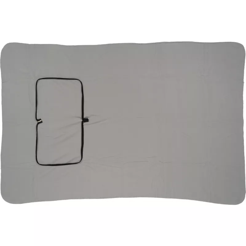 Koc z polaru/poduszka 2w1 RADCLIFF - szary (277507)