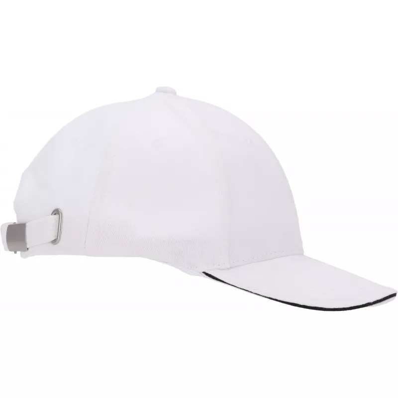 Czapka z daszkiem 6 paneli SAN FRANCISCO - biały (046606)