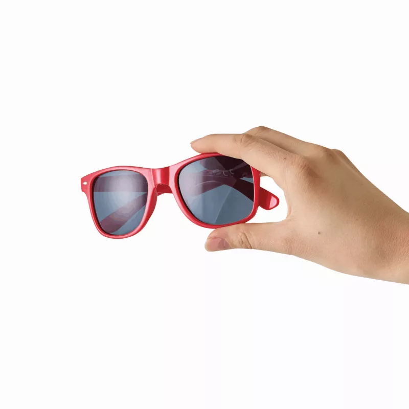 Okulary przeciwsłoneczne STYLISH - czerwony (56-0603056)