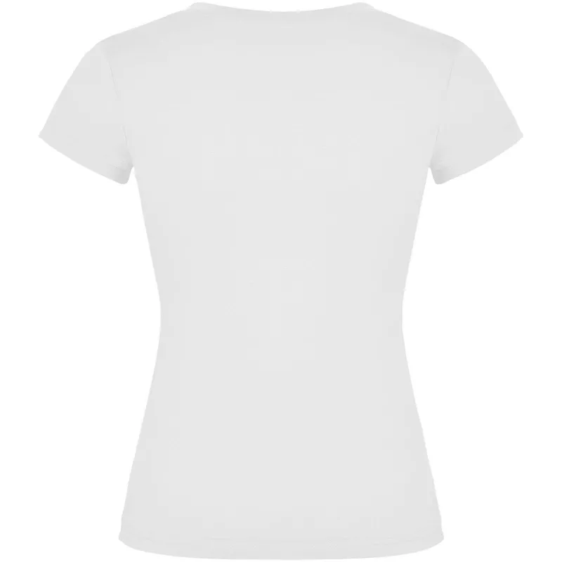 Damska koszulka z dekoltem w serek 155 g/m² Roly Victoria - Biały (R6646-WHITE)