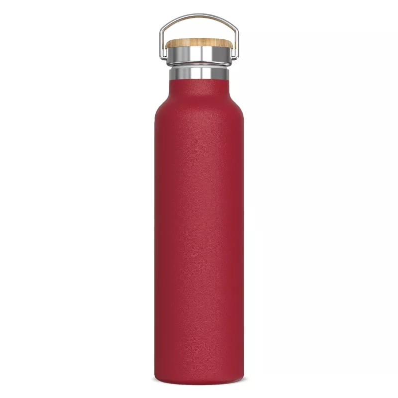 Butelka termiczna z podwójnymi ściankami Ashton 650ml - ciemnoczerwony (LT98883-N0020)
