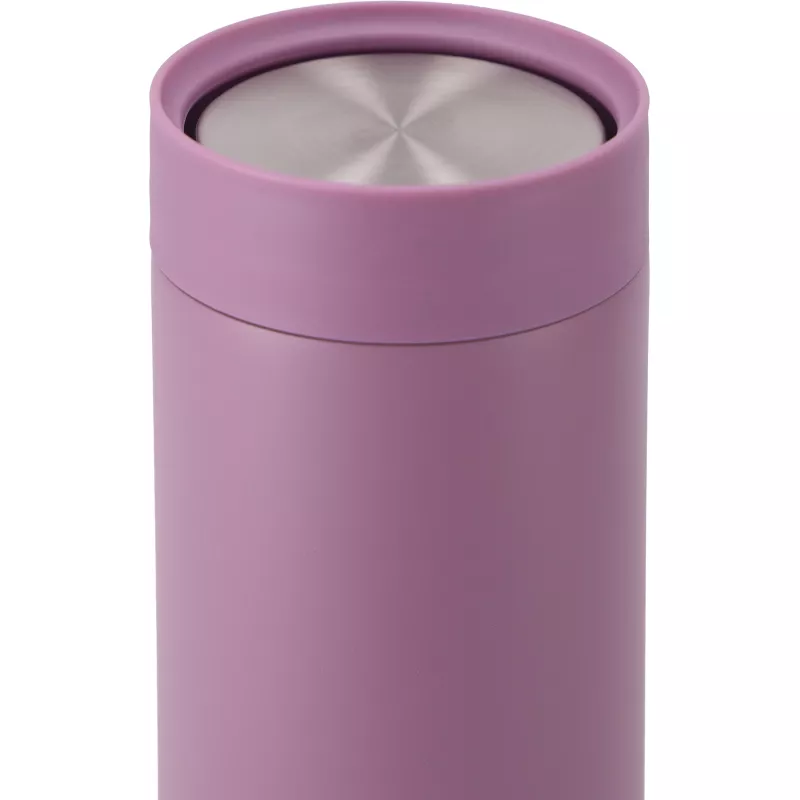 Kubek termiczny stalowy z recyklingu LE PORT MoLu 360 ml - fioletowy (535312)