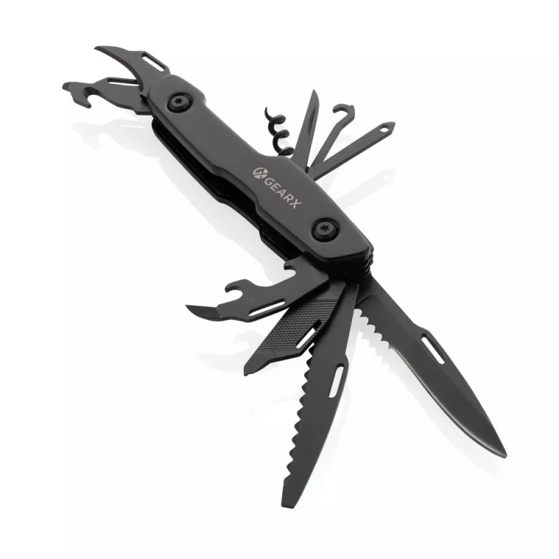 Narzędzie wielofunkcyjne Gear X, 13 el. - czarny (P221.221)