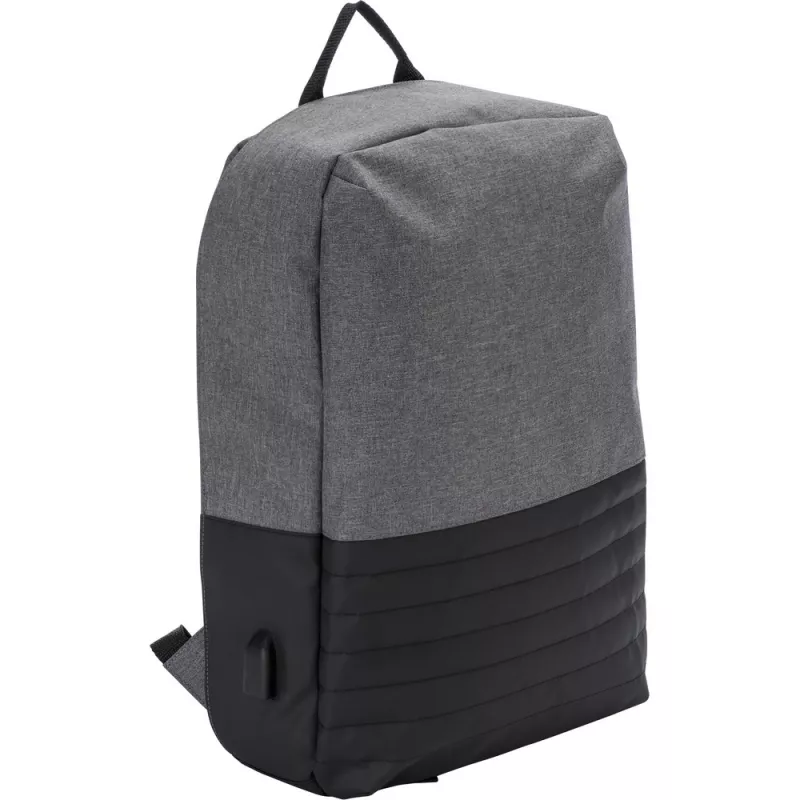 Plecak chroniący przed kieszonkowcami, przegroda na laptopa 15" - czarny (V0776-03)