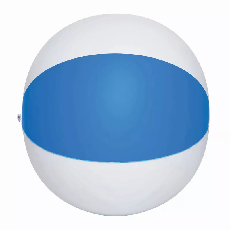 Nadmuchiwana piłka plażowa - biały, niebieski (56-0602076)