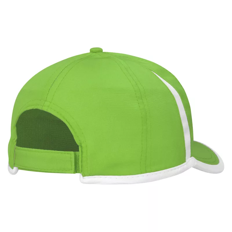 Czapka z daszkiem z poliestru RipStop 150g/m² #4004 - zielono-biała (HW-4004-BRIGHT GREEN / WHITE)