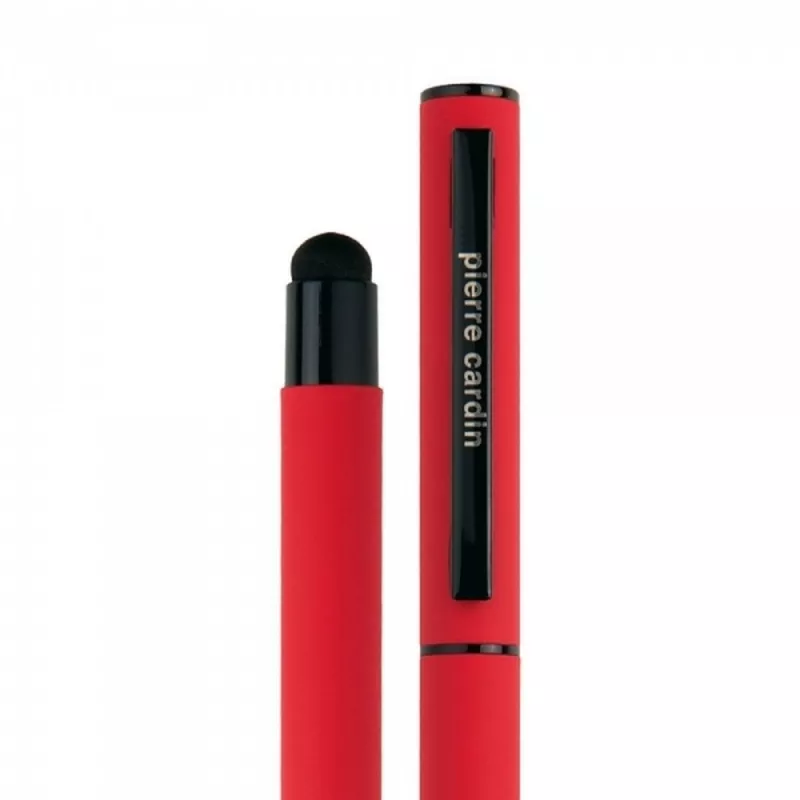 Zestaw piśmienny długopis i pióro kulkowe touch pen soft touch CELEBRATION Pierre Cardin - czerwony (B0401003IP305)