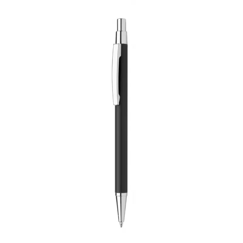 Długopis metalowy z lustrzanym grawerem Chromy - czarny (AP845173-10)