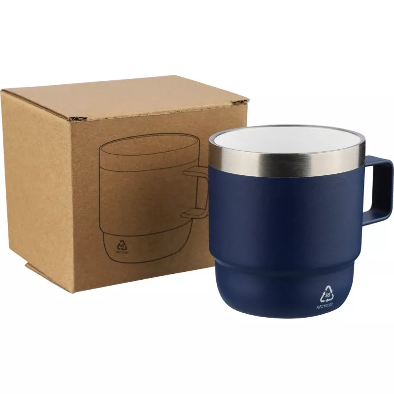 Kubek z powłoką ceramiczną wewnątrz 180 ml - niebieski (VB106-11)