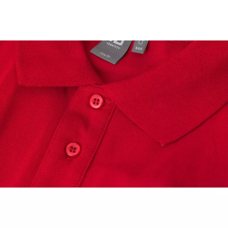 Koszulka bawełniana 210 g/m² ID Polo/stretch 0525 - Red (0525-RED)