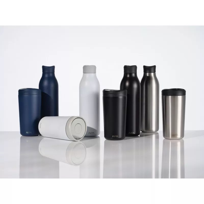 Kubek termiczny 400 ml Avira Alix - biały (P438.1003)