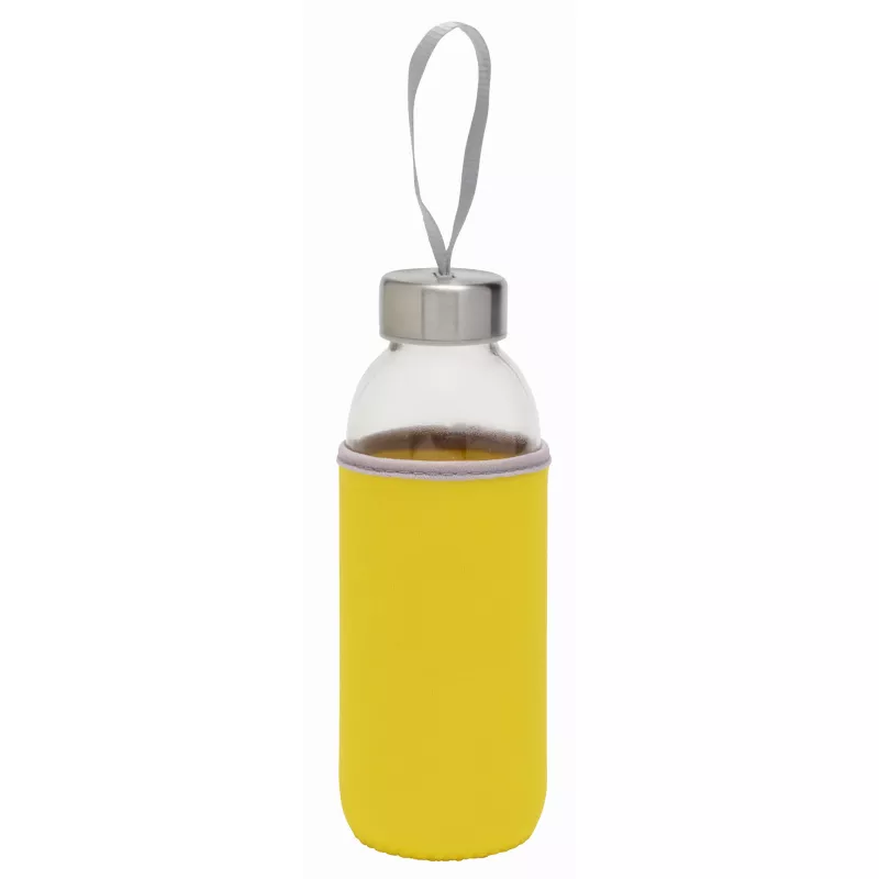 Szklana butelka TAKE WELL 450 ml - żółty (56-0304234)