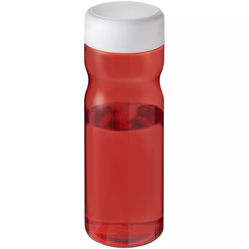 H2O Eco Base 650 ml screw cap water bottle - Biały-Czerwony (21043507)