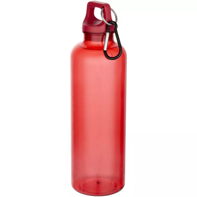 Oregon butelka na wodę o pojemności 750 ml z karabińczykiem wykonana z tworzyw sztucznych pochodzących z recyklingu z certyfikatem RCS - Czerwony (10087721)