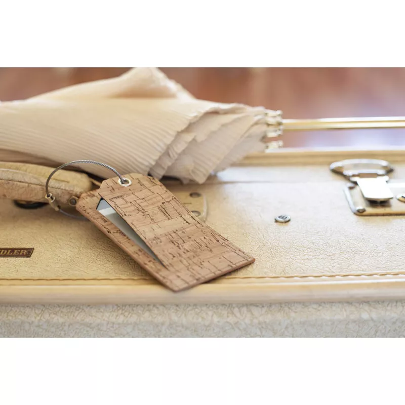 Identyfikator do walizek LATIDO - brązowy (20803-17)