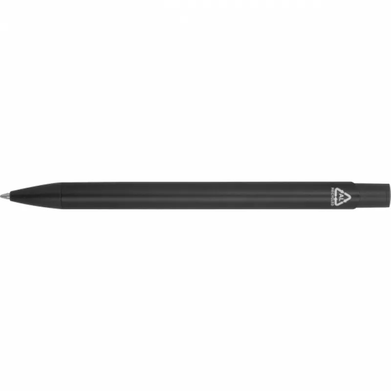 Długopis aluminiowy z recyklingu BILBAO - czarny (528003)