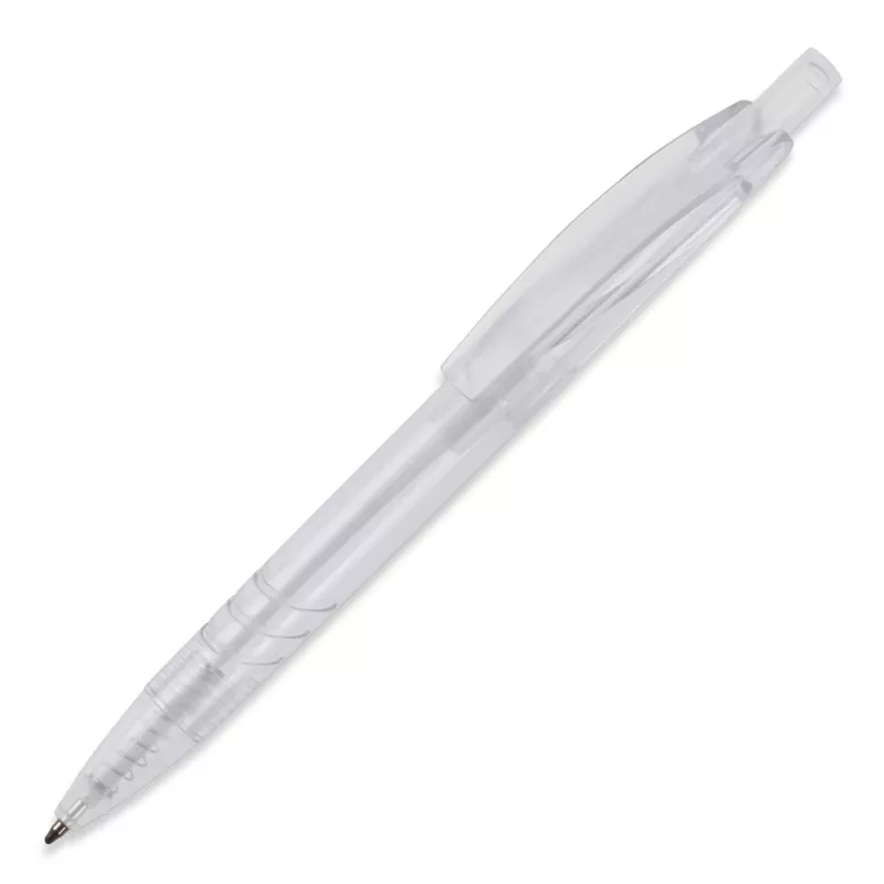 Długopis z plastiku z recyklingu - transparentny (LT87547-N0004)