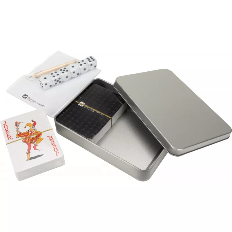 Zestaw do gry w karty i kości MURRAY Schwarzwolf - szary (F7003300AJ307)