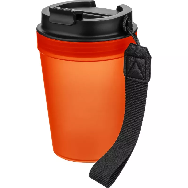 Kubek podróżny 350 ml - pomarańczowy (VB287-07)