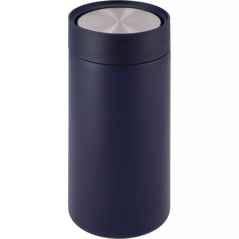 Kubek termiczny stalowy z recyklingu LE PORT MoLu 360 ml - granatowy (535344)