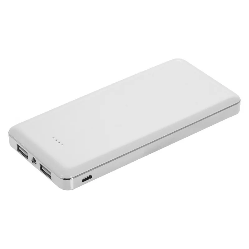 Power bank 12000 mAh z lampką | Sawyer - biały (V3384-02)