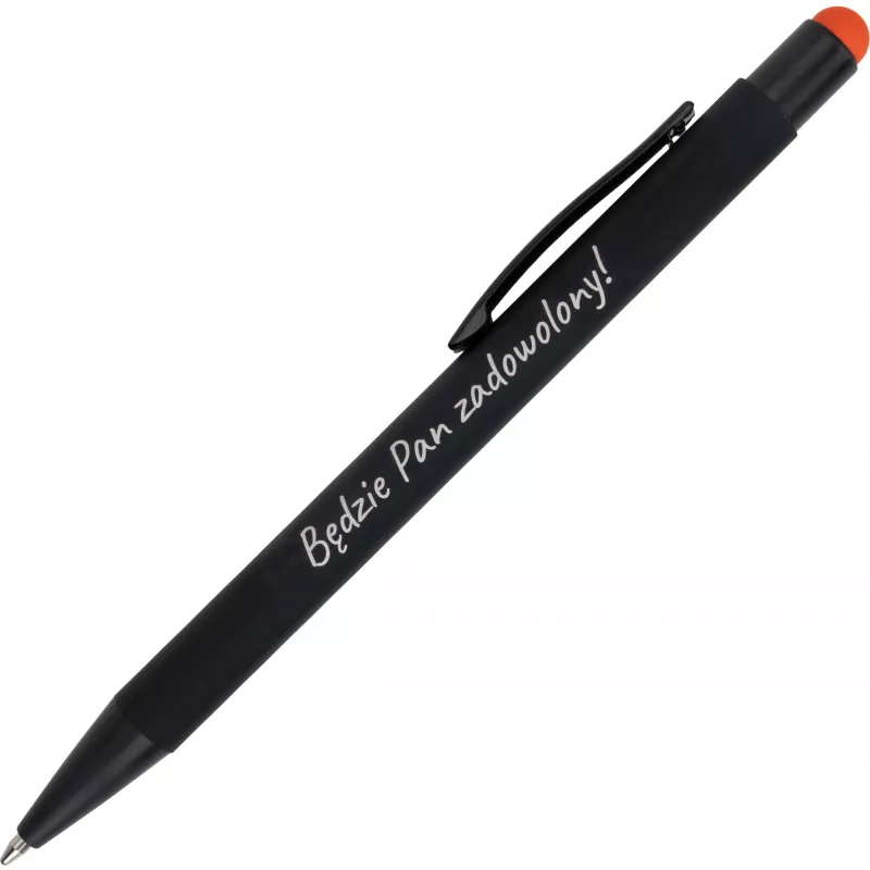 Długopis metalowy touch pen soft touch OHARA - pomarańczowy (462410)