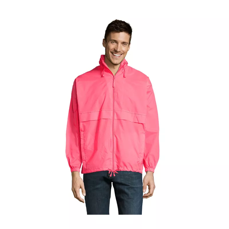 Kurtka wiatrówka unisex wodoodporna Sol's SURF - Neonowy Róż 2 (S32000-NP)