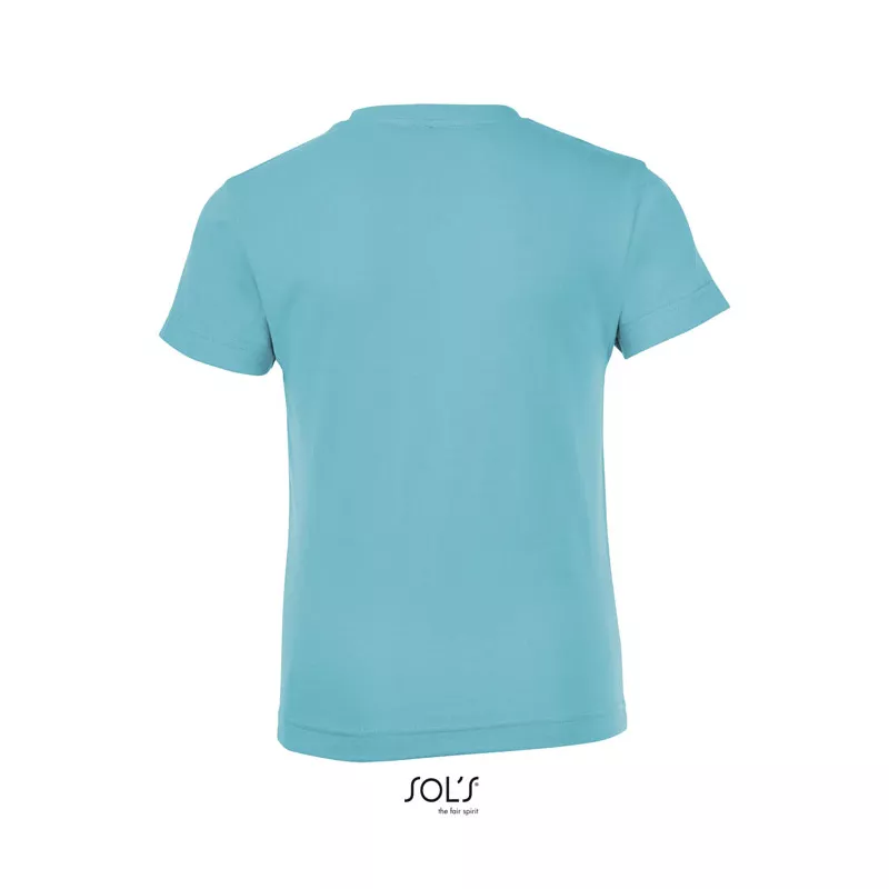 Koszulka dziecięca 150 g/m² Sol's REGENT FIT KIDS - Niebieski Atol (S01183-AL)