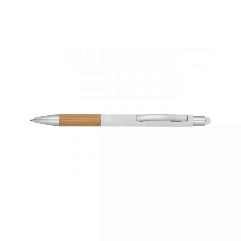 Długopis aluminiowy touch pen Tripoli - biały (264206)