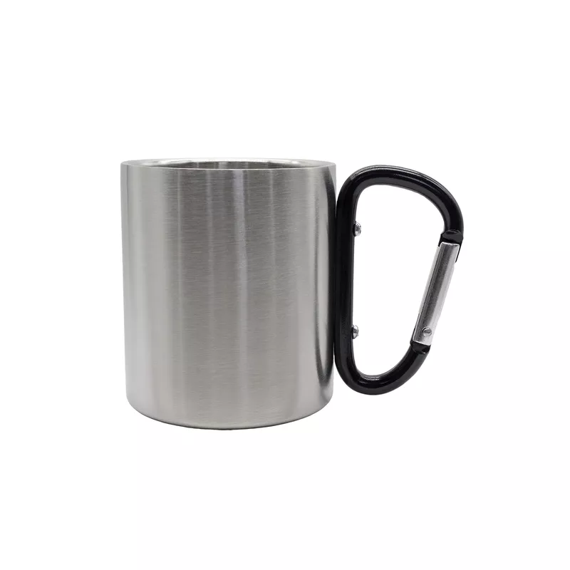 Kubek stalowy Denali 220 ml - czarny (R08464.02)