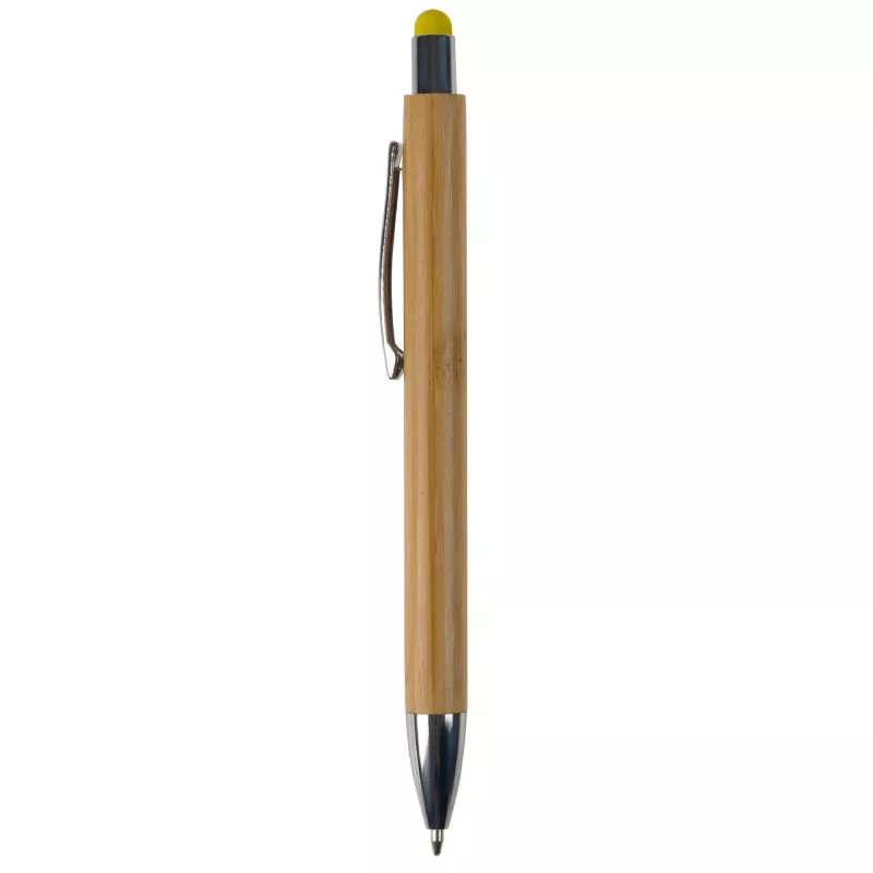 Bambusowy długopis Stylus New york - żółty (LT87285-N0041)