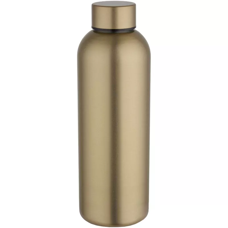 Spring jednościenna butelka na wodę o pojemności 750 ml wykonana ze stali nierdzewnej z recyklingu z certyfikatem RCS - Złoty (10092014)