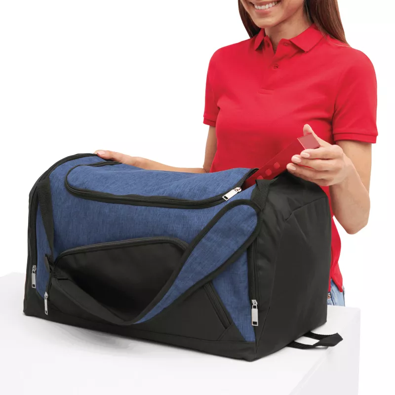 Torba sportowa 2 in 1 - czarny, niebieski (56-0808573)