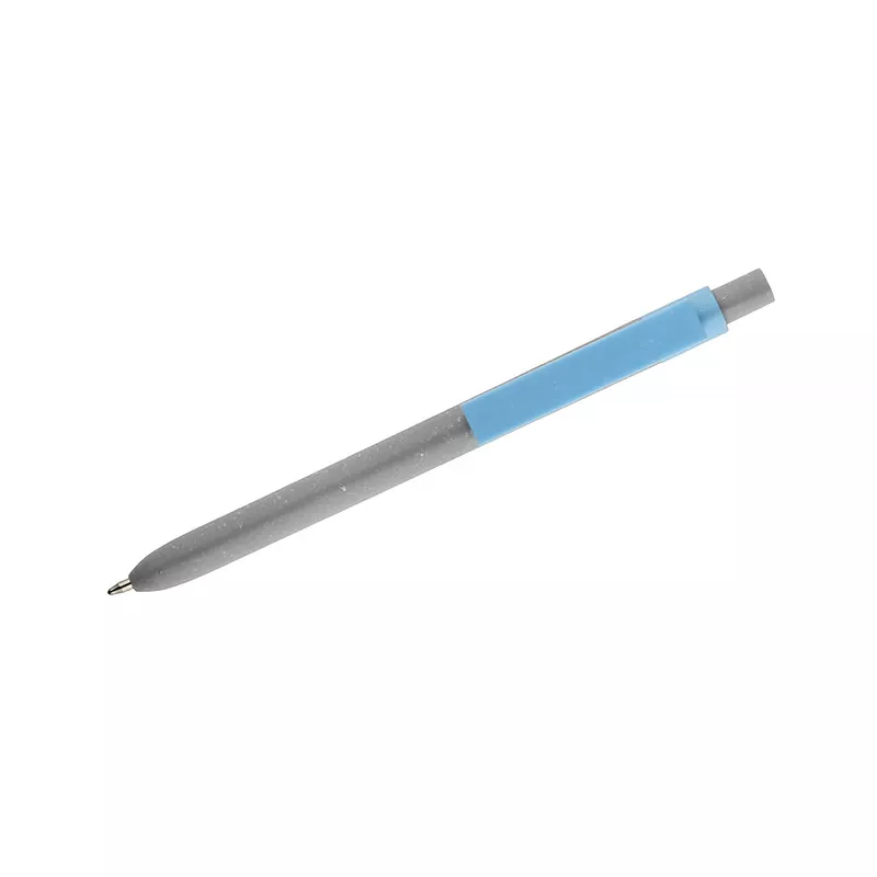 Długopis z tworzywa z dodatkiem zmielonych muszli SELIS - błękitny (19735-08)