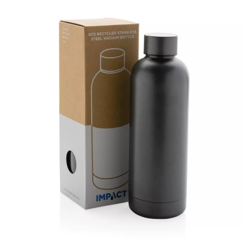 Butelka termiczna 500 ml, stal nierdzewna z recyklingu - szary (P435.702)