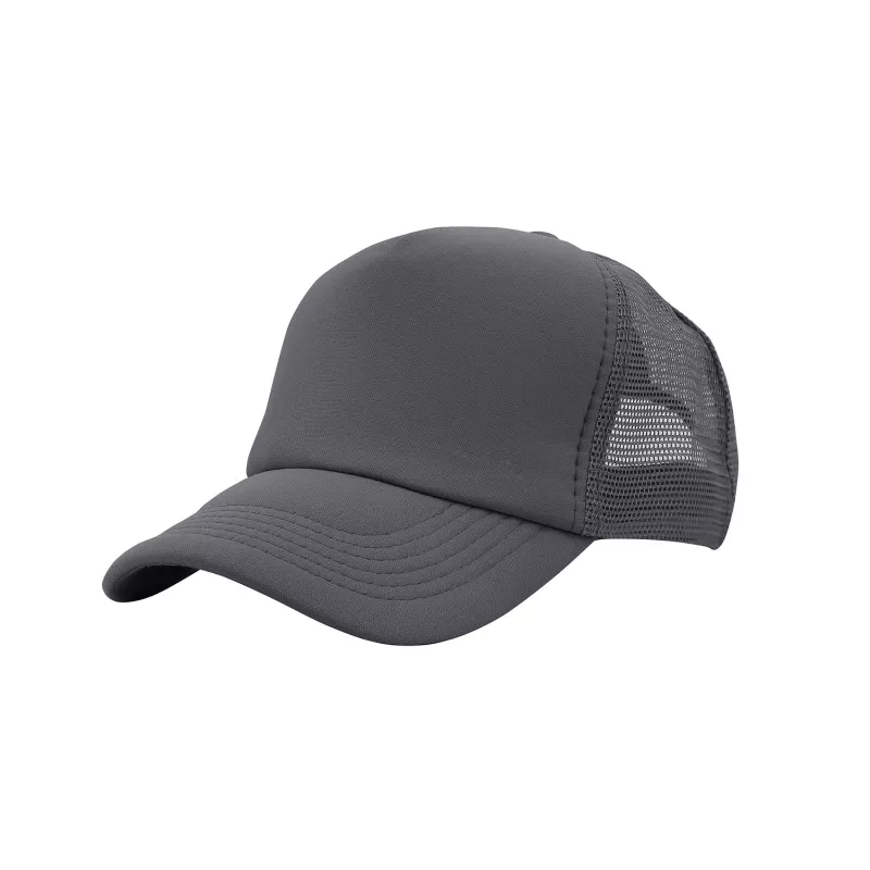 Czapka z daszkiem typu trucker z poliestru 120 g/m² #3803 - Grafitowy (HW-3803-CHARCOAL)