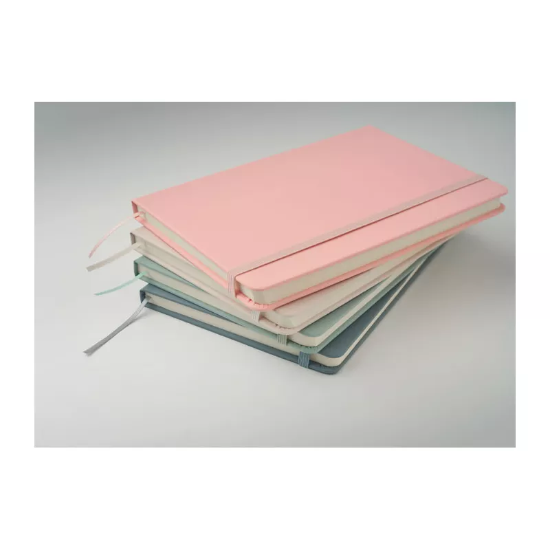 Notes A5 w okładce PU 96 kartek gładkie ARCONOT PLAIN - Dziecięcy Róż (AR1804-11)