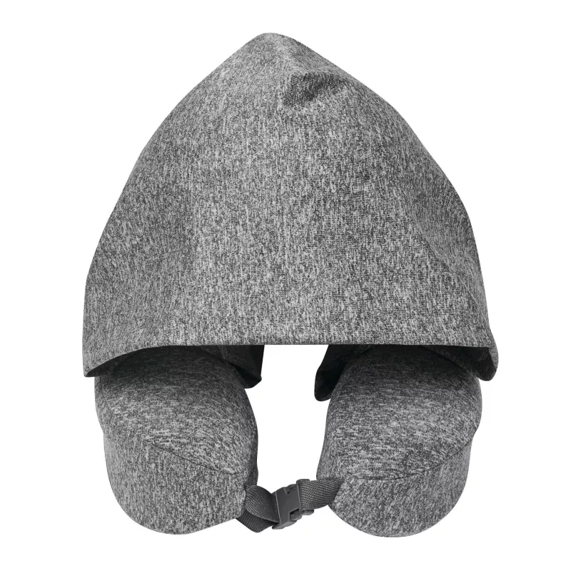 Poduszka podróżna z pianki memory - szary (56-0607020)