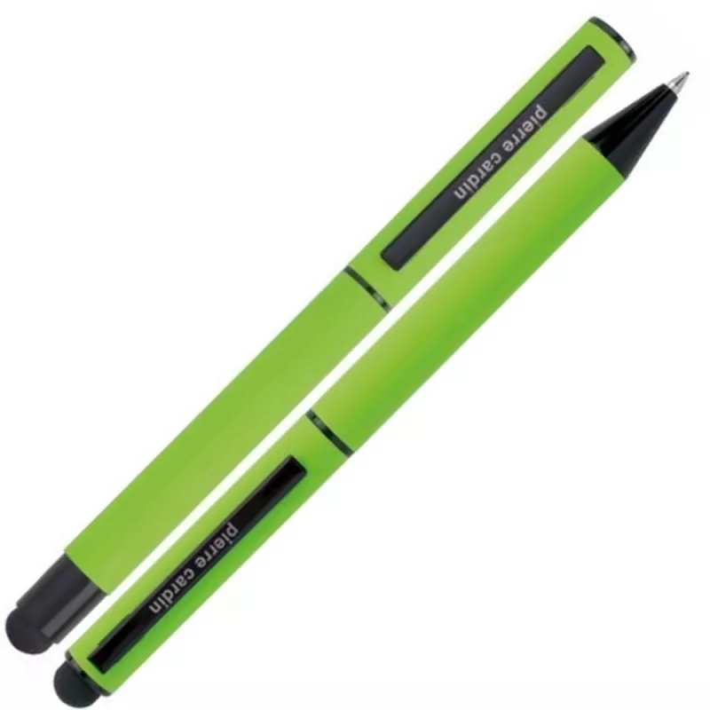 Zestaw piśmienny długopis i pióro kulkowe touch pen soft touch CELEBRATION Pierre Cardin - jasnozielony (B0401007IP329)