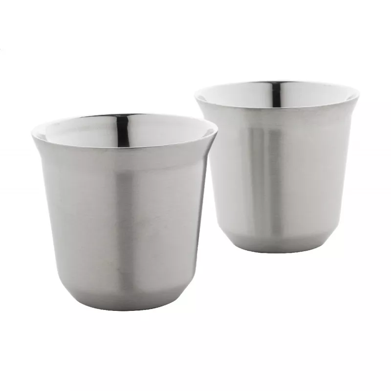 Copsul Zestaw filiżanek do espresso RSS - srebrny (AP800050-21)