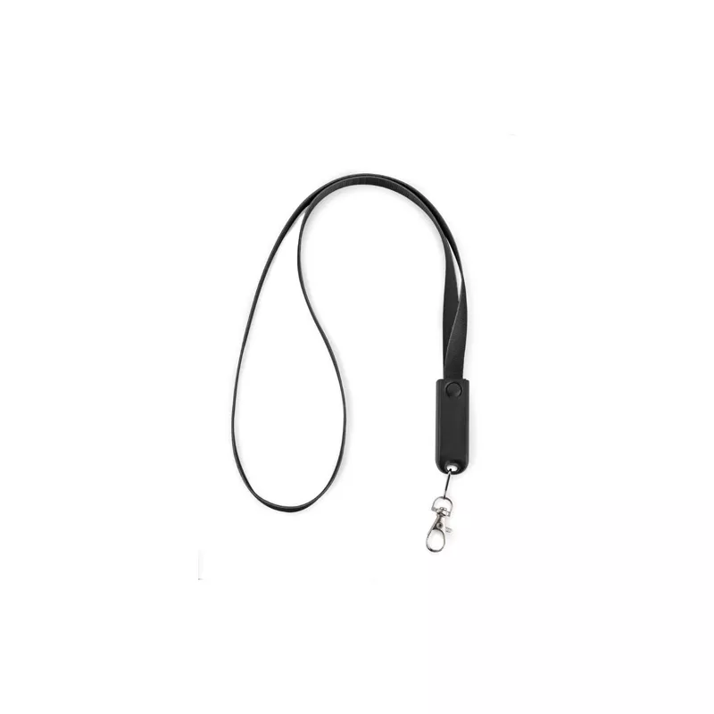 Smycz kabel USB 3 w 1 CONVEE - czarny (09095-02)