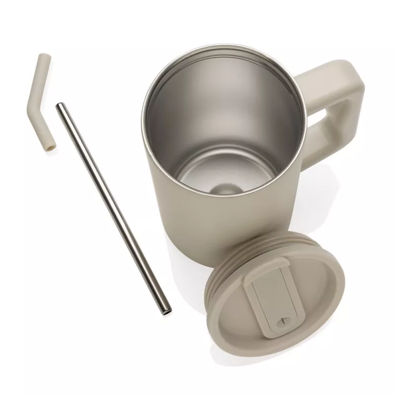 Kubek termiczny 800 ml Cube - beżowy (P437.3119)