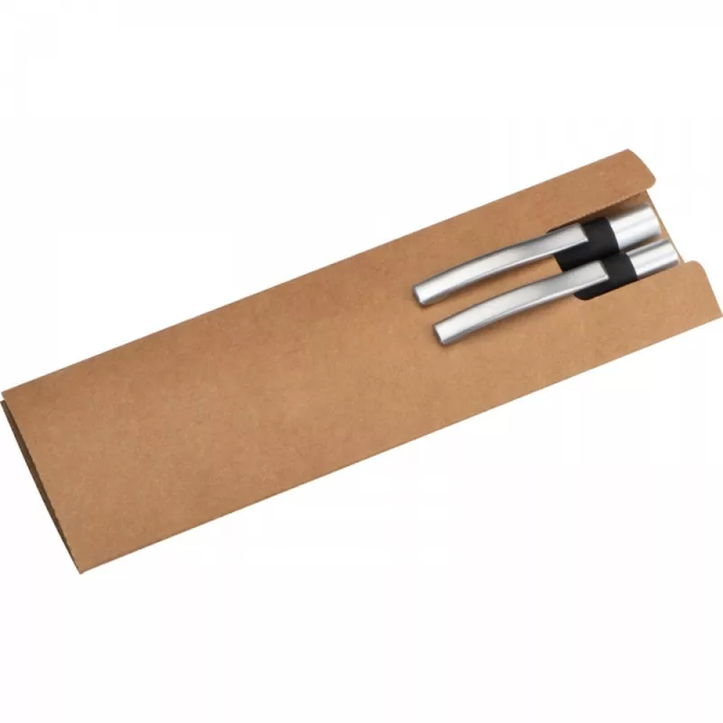 Zestaw piśmienny długopis i ołówek automatyczny IZABELA - czarny (1264403)