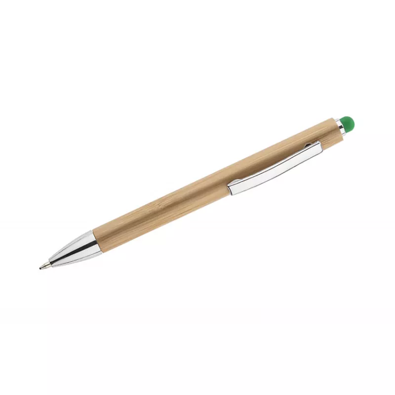 Długopis bambusowy z touch pen-em TUSO - zielony (19661-05)