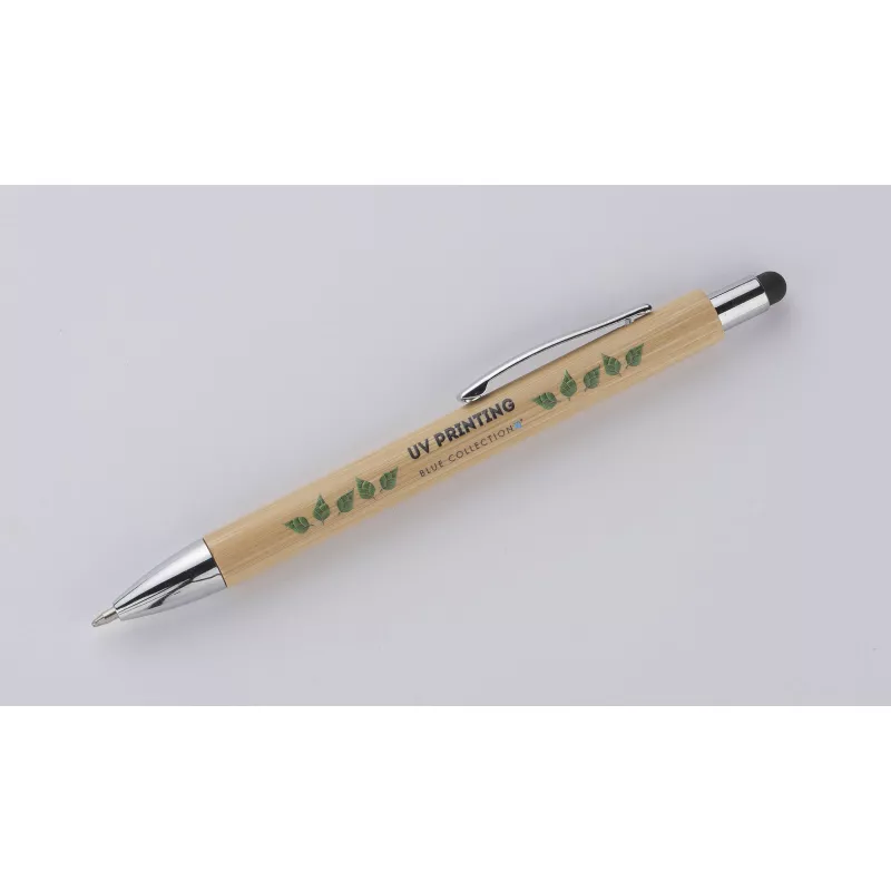 Długopis bambusowy z touch pen-em TUSO - czarny (19661-02)