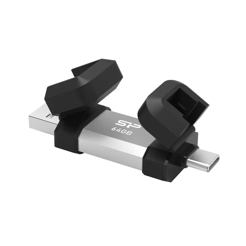 Pendrive OTG Silicon Power Mobile C51 USB 3.2 od 64 do 256 GB - czarny (EG834203 64GB)